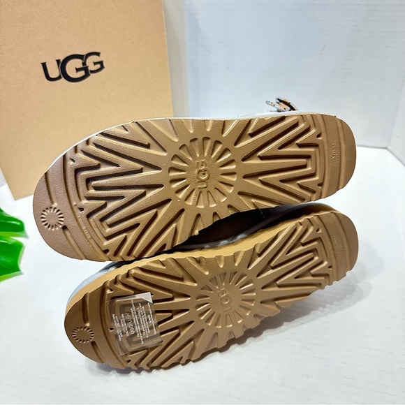 UGG Bailey Bow Retro Spot Boots Grey NEW - Picture 8 of 11